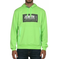 Herren Sweater mit Kapuze John Smith Siete verde Zitronengrün – L