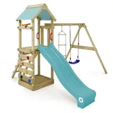 Wickey Spielturm FreeFlyer 1,20 m Pastellblau