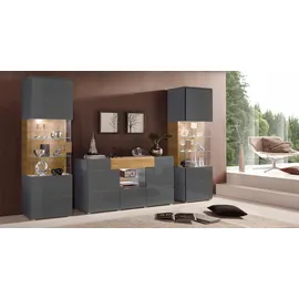 OTTO home Sideboard Toledo 159 x 83,4 x 37 cm Weiß / Schwarz