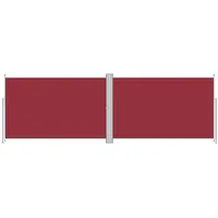 vidaXL Seitenmarkise 200 x 600 cm Rot Polyester
