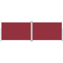 vidaXL Seitenmarkise 200 x 600 cm Rot Polyester