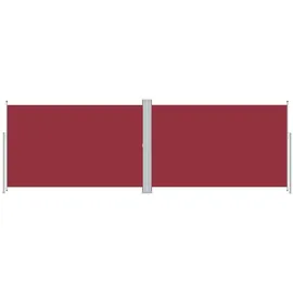 vidaXL Seitenmarkise 200 x 600 cm Rot Polyester