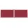 vidaXL Seitenmarkise 200 x 600 cm Rot Polyester
