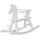 roba Schaukelpferd aus Massivholz weiß lackiert mitwachsend Schutzring