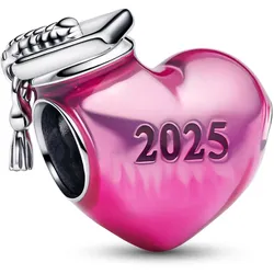 Pandora 793788C01 Pinkfarbener 2025 Abschluss Herz-Charm
