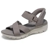 SKECHERS Damen »EASY Going Somewhere Sunny Sneaker, Taupe, 36 EU