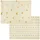Relaxdays Faltbare Spielmatte mit Motiv Creme,Gelb,Grau