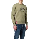 Alpha Industries Basic Sweater Sweatshirt für Herren Olive