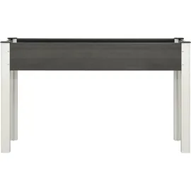 furnicato Garten-Hochbeet 120 x 40 x 75 cm Grau