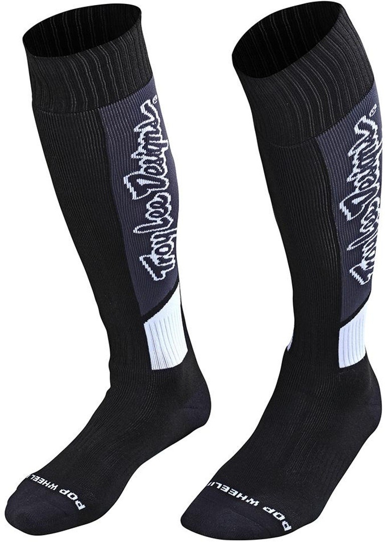 Troy Lee Designs GP MX Vox Coolmax Thick Motocross Socken, schwarz, Größe 39 40 41 42 43