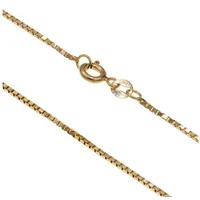 Bella Carina Goldkette Goldkette Venezianer Kette 585 Gold 14 Karat 1,1 mm Stärke, 585 Gold 50