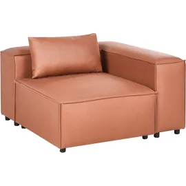 Beliani Eckmodul Brande 0 x 0 cm Goldbraun