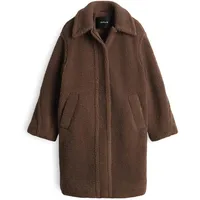 Opus Damen Mantel | Heddy Regular Teddymantel aus recyceltem Polyester Cocoa, 42 - 42