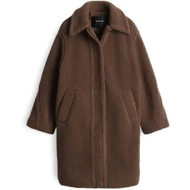 Opus Damen Mantel | Heddy Regular Teddymantel aus recyceltem Polyester Cocoa, 42 - 42