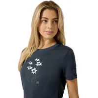 super.natural Edelweiss Bio J T-Shirt blau S