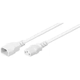MicroConnect PE040630W Stromkabel Weiß 3 m C14-Koppler C13-Koppler