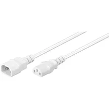 MicroConnect PE040630W Stromkabel Weiß 3 m C14-Koppler C13-Koppler