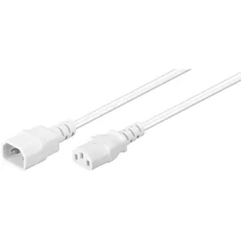 MicroConnect PE040630W Stromkabel Weiß 3 m C14-Koppler C13-Koppler