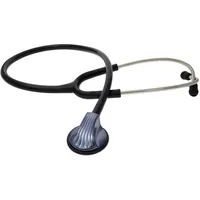 SCIAN Stethoskop Einkopf Kardiologie Stethoskope für Krankenschwestern, Ärzte und Krankenpflegeschüler, ideal für Blutdrucküberwachung Home Diagnostics Medizinische Versorgung, Schwarz
