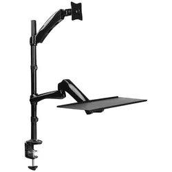 LogiLink Sit-Stand Workstation - Befestigungskit für Monitor / Tastatur (einstel