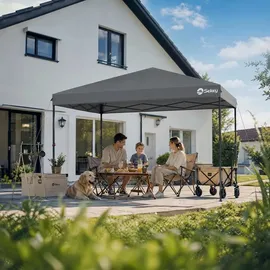 Sekey Faltpavillon 3 x 3 m inkl. 4 Seitenteile Grau