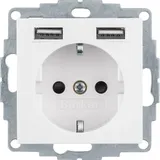 Berker USB-Steckdose 1 St. Weiß