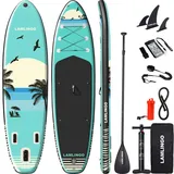 Rolimate 320×84×16cm MAX 200 KG SUP Board Paddle Board, Stand Up Paddle SUP Sub Board Stand up Paddling Board Set Standup Paddel Supboard für Sport Rudern/Rucksack/Spule Leine/Leash