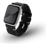 JT Berlin Watchband Alex II Vintage Armband 42 mm, 44 mm, 45 mm, 46mm M schwarz silber Watch Ultra/42/44/45mm | - Aluminium | | 10826