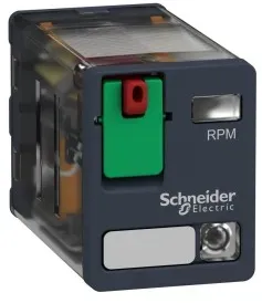 Schneider Electric RPM22F7 Leistungsrelais RPM, 2 W, 15 A, 120VAC, mit LED, mit Prüftaste - 10 Stück