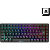 Sharkoon Skiller SGK50 S3 PBT schwarz, RGB, hot-swap, Gateron G Pro 3.0 Yellow USB, DE (4044951040964)