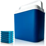 BigDean Passive Kühlbox 24 l inkl. 6 Kühlakkus