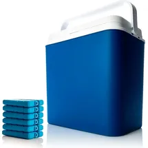 BigDean Passive Kühlbox 24 l inkl. 6 Kühlakkus