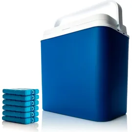 BigDean Passive Kühlbox 24 l inkl. 6 Kühlakkus