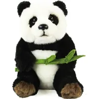 Uni Toys Kuscheltier Panda Huy 16 cm schwarz/weiß Uni-Toys