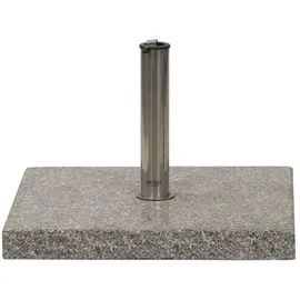 Siena Garden Schirmständer Granit 45 kg eckig Grau