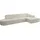 altdecor Ecksofa Ottomane Rechts IREA-L2-v4 327x165x77 cm Creme,