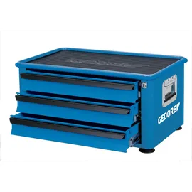 Gedore Werkzeugtruhe 3 Schubladen Stahl blau
