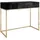 lookway KONSOLE BLANCO mit Schubladen GOLD CHROM Schwarz Hochglanz PUSH OPEN