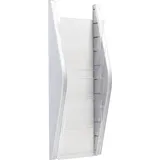 Helit Wandprospekthalter the arc silber DIN A5 4 x 8,0 x 54,0 cm, 1 St.