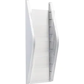 Helit Wandprospekthalter the arc silber DIN A5 4 x 8,0 x 54,0 cm, 1 St.