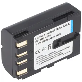 AccuCell Akku passend für JVC BN-V408 Akku schwarz