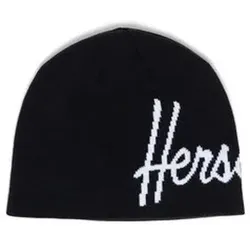 Herschel  Mütze Skullcap Script  in Schwarz, Einheitsgrösse