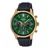 Casio Edifice EFR-575CL-3AEF Leder schwarz 40 mm EFR-575CL-3AEF