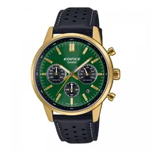Casio Edifice EFR-575CL-3AEF Leder schwarz 40 mm EFR-575CL-3AEF