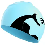 Extra große Badekappe für Frauen Männer, langlebige Silikon-Bademütze mit Ohrenschutz, Unisex-Erwachsene Badekappen für lange dicke lockige Ha...