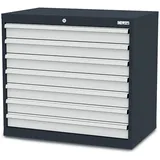 Simplaflex Werkzeugschrank Simplaflex Schubladenschrank, 7 Schubladen, BxTxH 900x575x820 mm schwarz