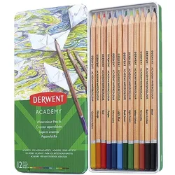DERWENT 12er-Set Aquarellstifte »Academy«