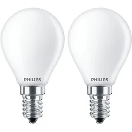 Philips Classic LED Tropfen E14 4.3-40W/827, 2er-Pack (929001345567)