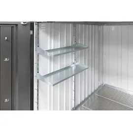 Biohort Wandregal 72 cm B: 72 x H: 7,5 x T: 25,5 cm Silber