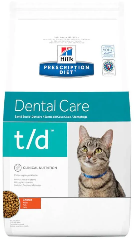 Hill's Prescription Diet Feline - T/D 1,5 kg Pellets